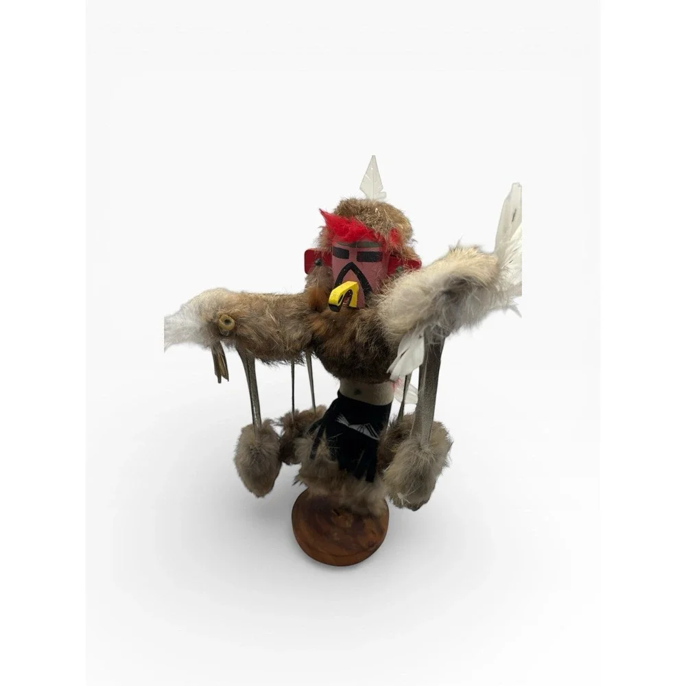 Native American–inspired Red-tailed Hawk Kachina‎ Doll